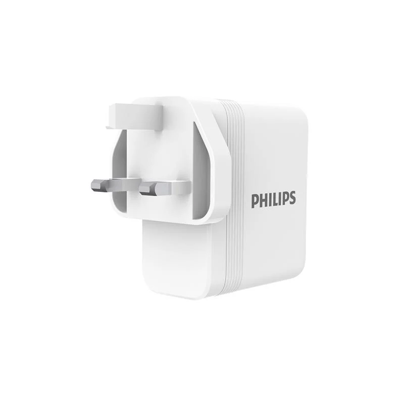 Philips DLP6332CW/05 100W GaN Wall Charger 2C1A (White) - Image 2