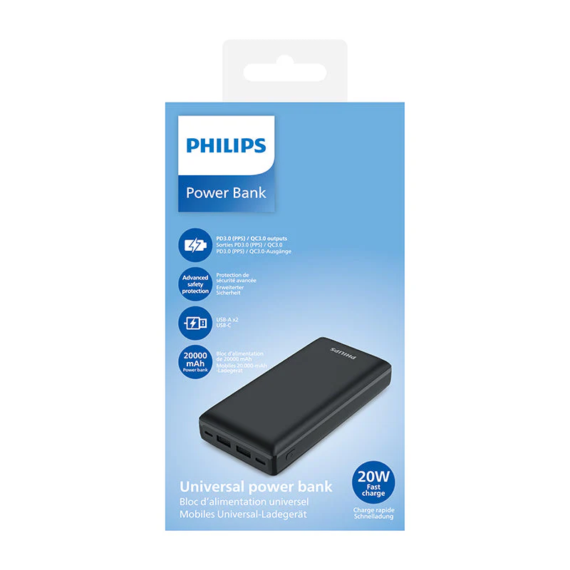 Philips DLP7721C/00 PD20W 20000mAh Type-C Powerbank - Image 2