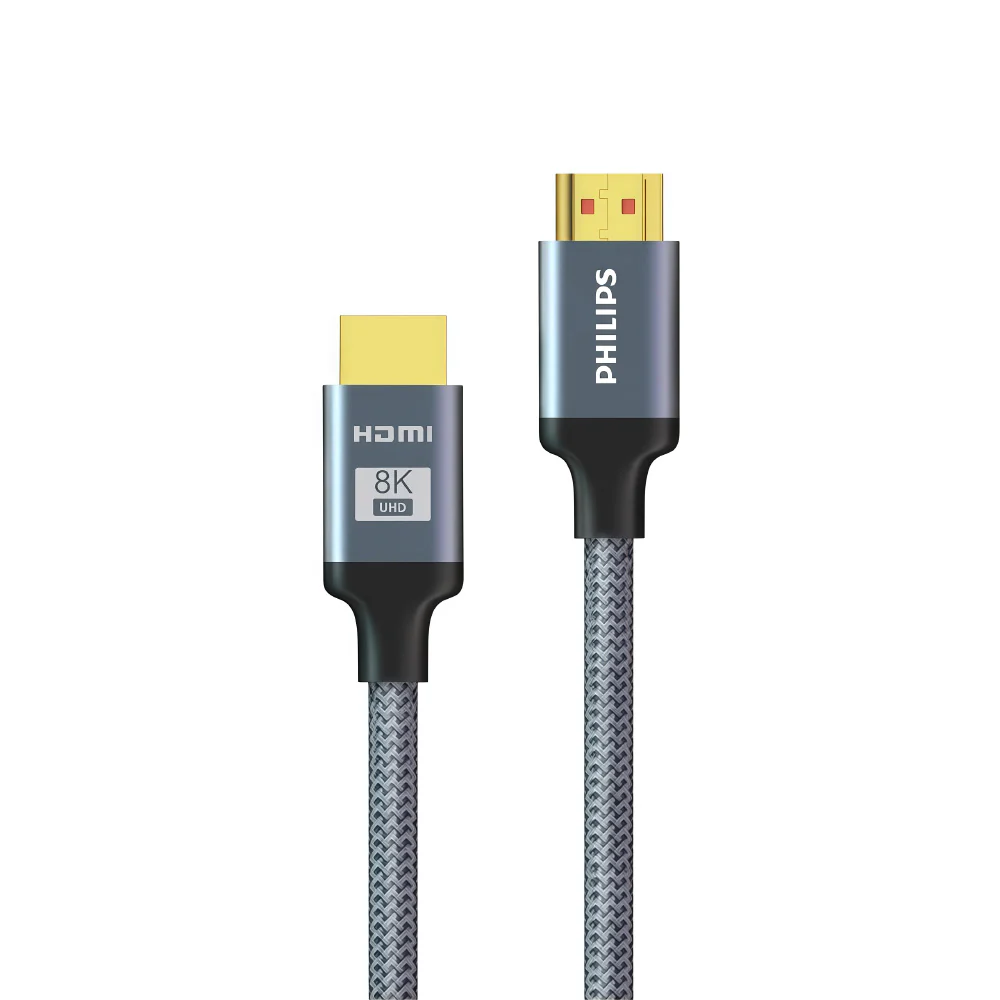 Philips SWV9115/10 HDMI 2.1 CERT 8K Metal Case Cable 1.5M - Image 2