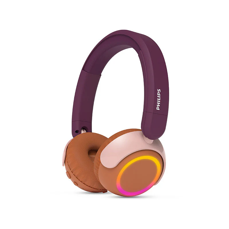 Philips TAK4200MP/00 Kids Wireless On-Ear Headphones (Maroon) - Image 2