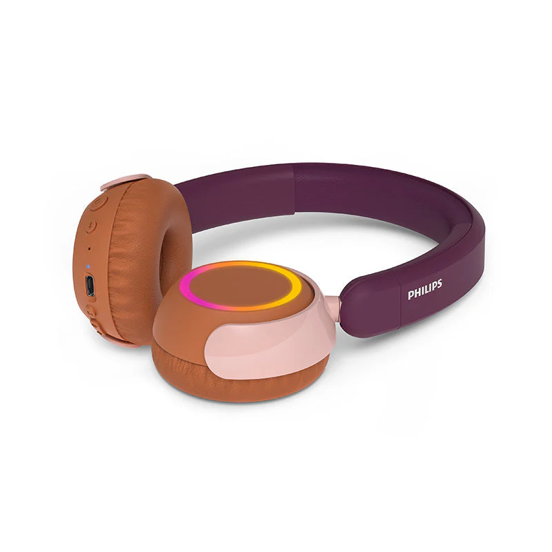 Philips TAK4200MP/00 Kids Wireless On-Ear Headphones (Maroon) - Image 5