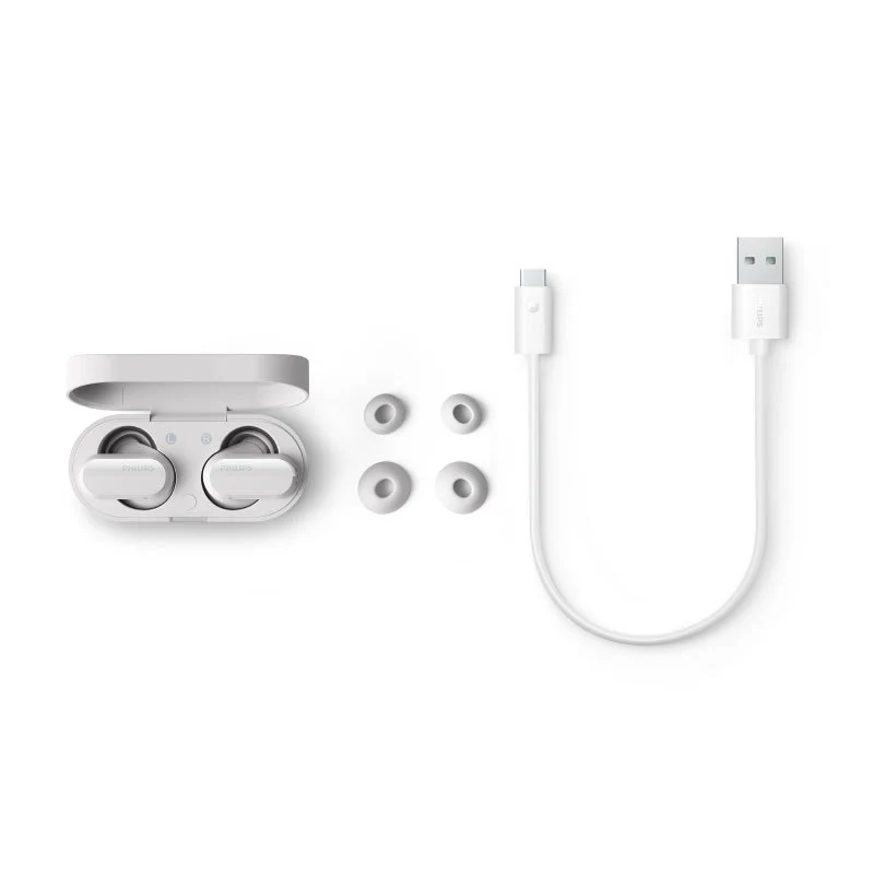 Philips TAT3508WT/00 True Wireless Earphones ANC (White) - Image 3