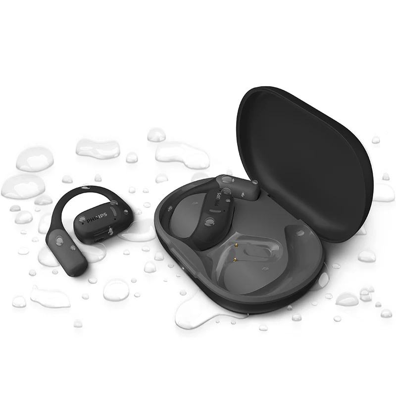 PhilipsTAA6709DG/97 Open-Ear TWS Ear-Hook Design (Black)