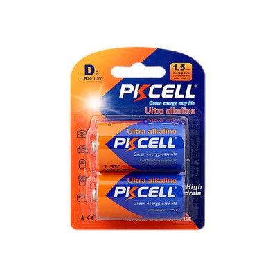 Pkcell Ultra digital Alkaline Battery 1.5V D/LR20 2 in 1