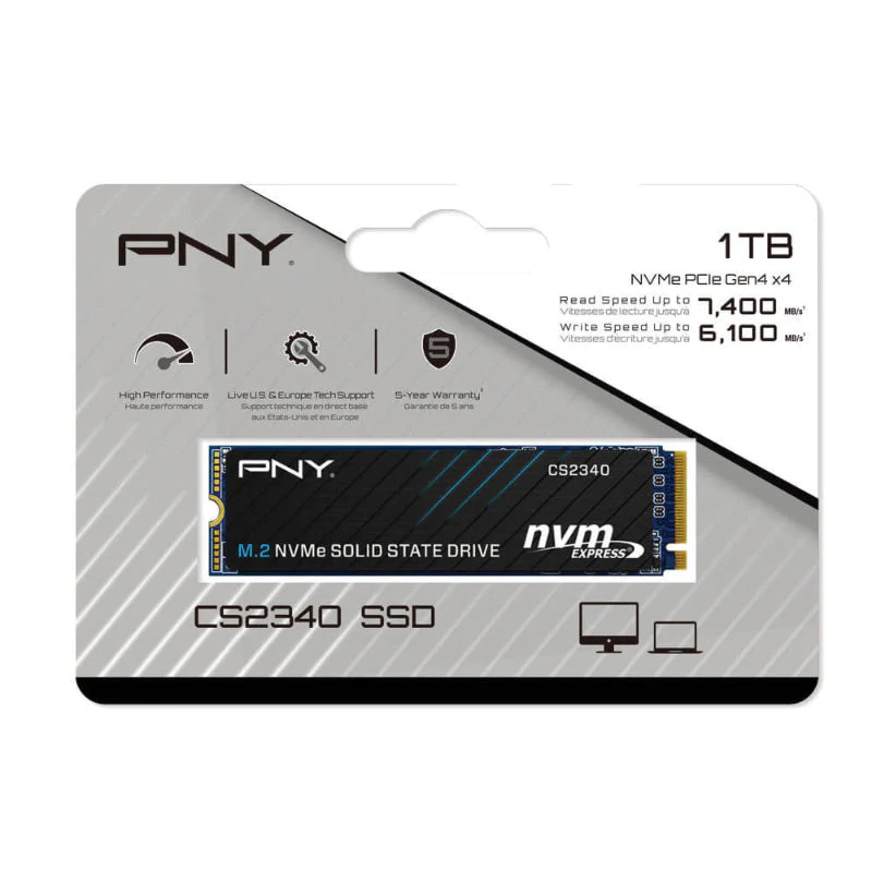 PNY CS2340 M.2 2280 NVMe Gen4x4 PS5 SSD 1TB - Image 3