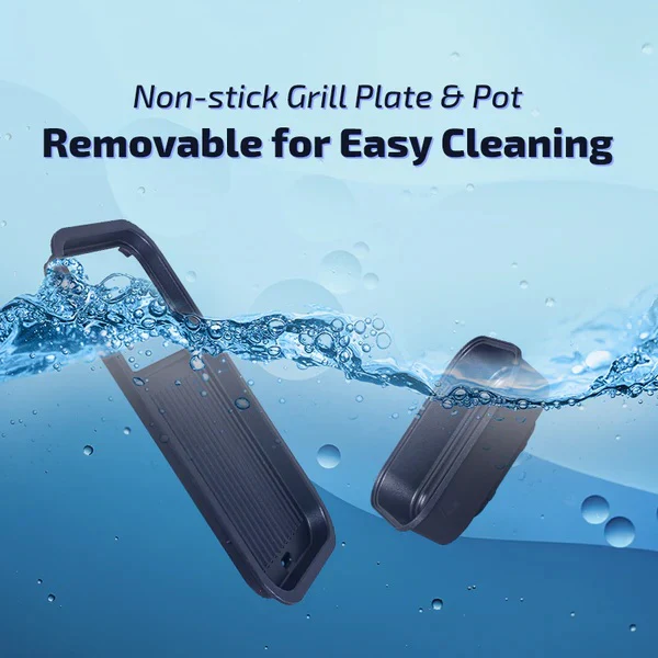 PowerPac 2-In-1 BBQ & SteamBoat (PPMC763) - Image 5