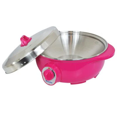 PowerPac PPEC813 Stainless Steel Electric Wok 13 Inch - Image 2