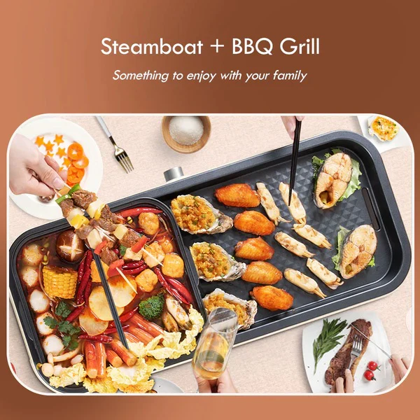PowerPac PPMC797 2-In-1 SteamBoat W/ YY Pot - Image 3