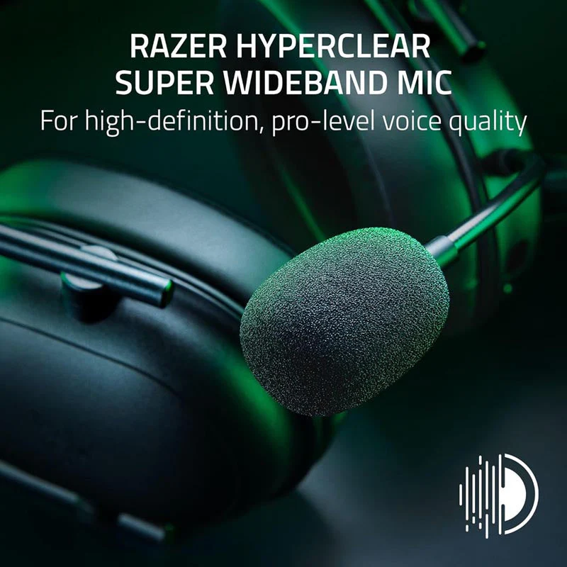 Razer BlackShark V2 HyperSpeed Wireless Gaming Headset White - Image 5