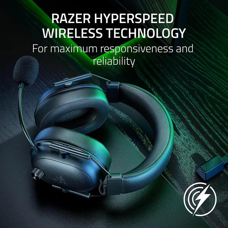 Razer BlackShark V2 HyperSpeed Wireless Gaming Headset White - Image 6