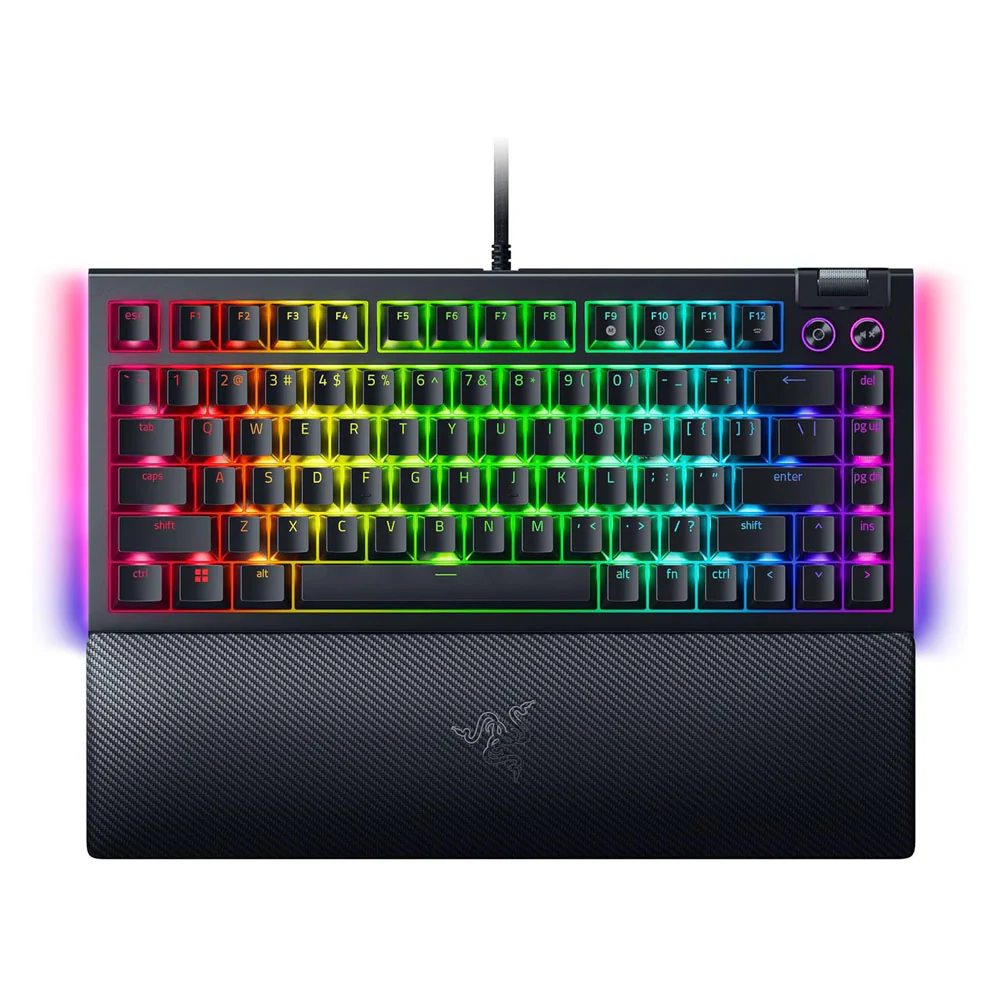 Razer BlackWidow V4 75% Wired Gaming Keyboard (Black)