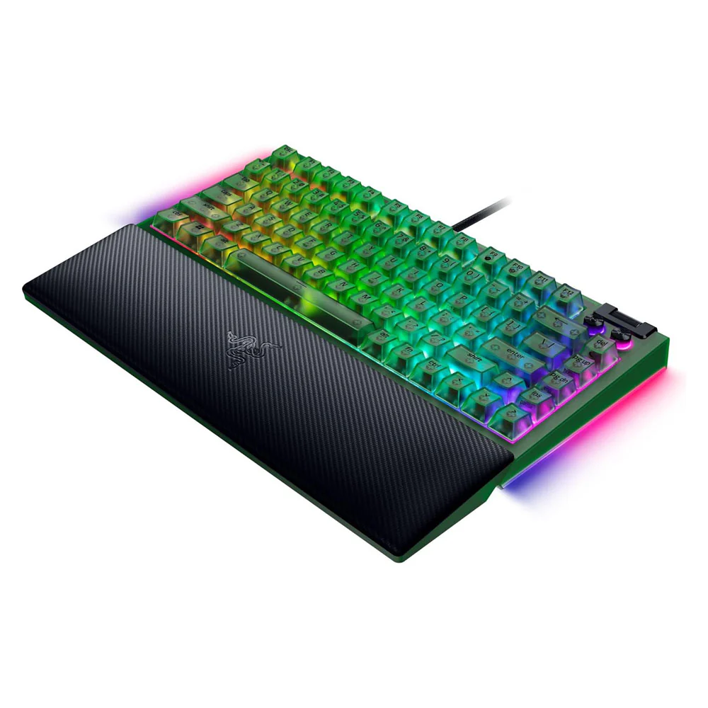 Razer BlackWidow V4 75% Wired Gaming Keyboard (Phantom Green) - Image 3