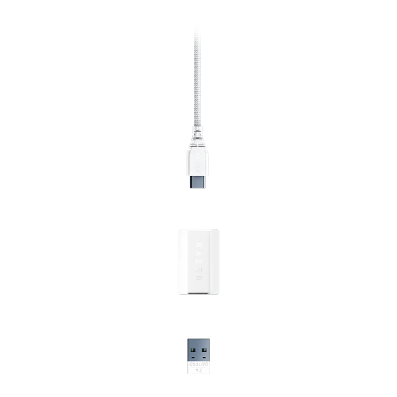 Razer DeathAdder V3 Pro - White Edition - Ultra-lightweight Wireless Ergonomic Esports Mouse - Image 3