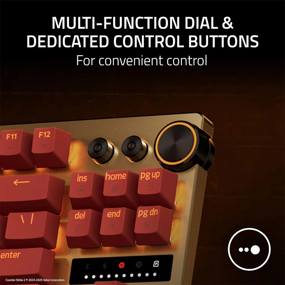 Razer Huntsman V3 Pro TKL Wired Gaming Keyboard (Counter-Strike 2 Edition) - Image 6