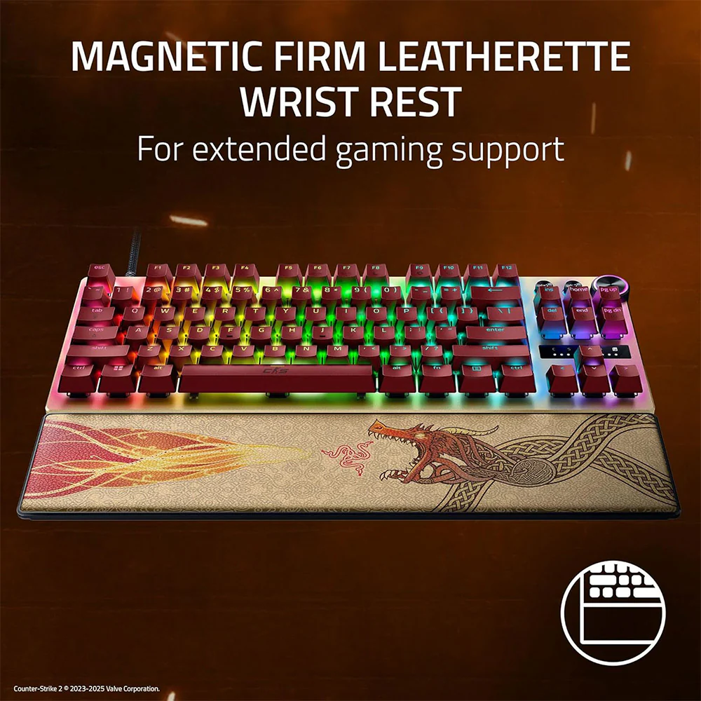Razer Huntsman V3 Pro TKL Wired Gaming Keyboard (Counter-Strike 2 Edition) - Image 8