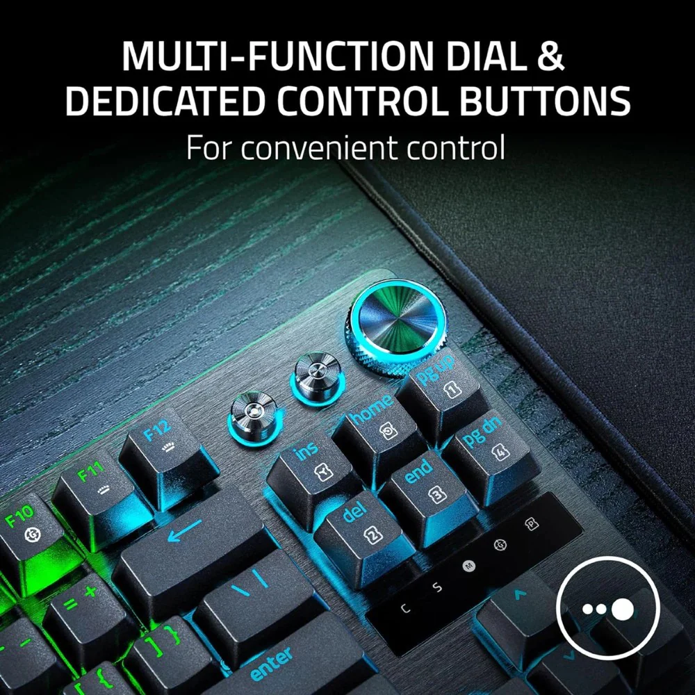 Razer Huntsman V3 Pro TKL Wired Gaming Keyboard (White) - Image 5