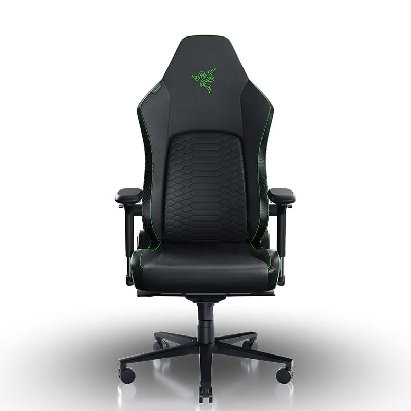 Razer Iskur V2 Gaming Chair with Built-In Lumbar Support (Black/Green) - Image 4