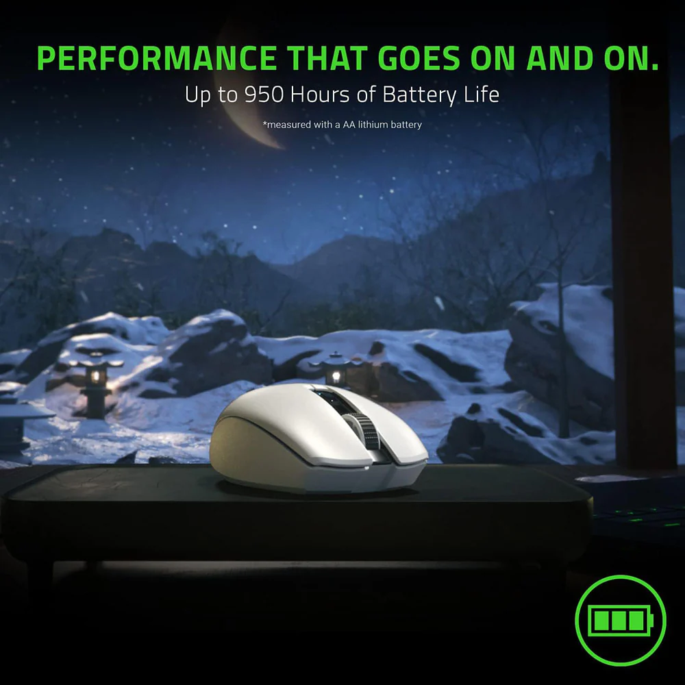 Razer Orochi V2 Wireless Gaming Mouse (White) - Image 4