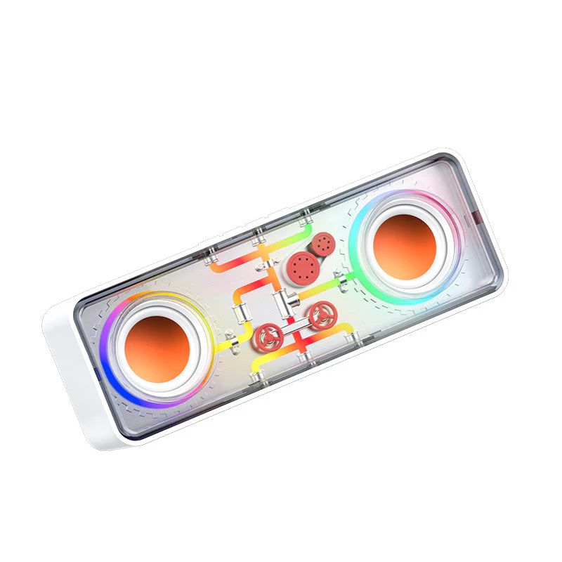 Recci RSK-W38 Space Station Wireless Speaker, White - Image 4