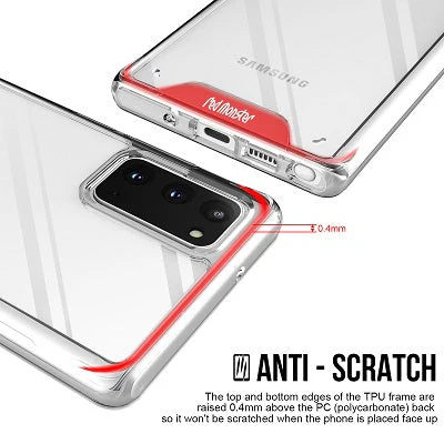 Redmonster Galaxy Note20 Tough Naked Hard Armour Case (Clear) - Image 4