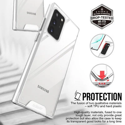 Redmonster Galaxy Note20 Ultra 5G Tough Naked Hard Armour Case (Clear) - Image 6