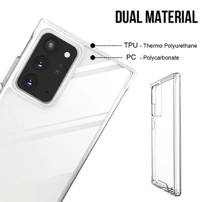 Redmonster Galaxy Note20 Ultra 5G Tough Naked Hard Armour Case (Clear) - Image 7