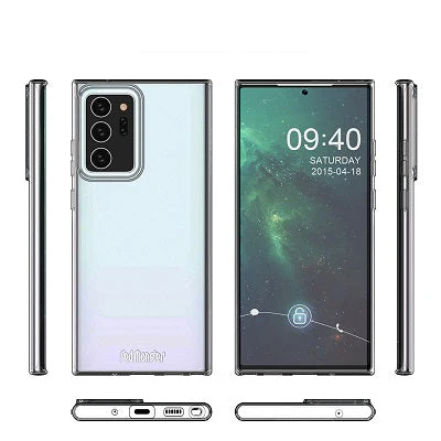 Redmonster Galaxy Note20 Ultra 5G Tough Naked Soft Ice Case (Clear) - Image 3
