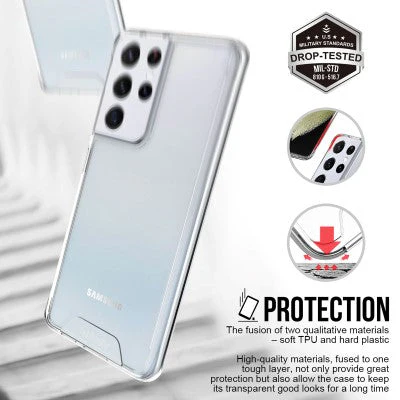 Redmonster Galaxy S21 Ultra Tough Naked Armour (Clear) - Image 9
