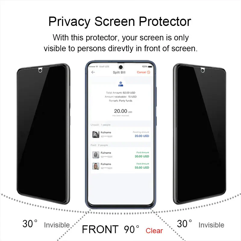 Redmonster Galaxy S23+ Antimicrobial Priv. HD Full Cover Tempered Glass Protector - Image 3