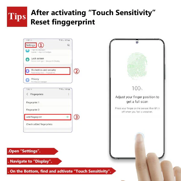 Redmonster Galaxy S23+ Antimicrobial Ultra HD Clear Tempered Glass Protector - Image 3