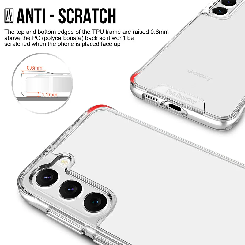 Redmonster Galaxy S23+ Tough Naked Hard Space (Clear) - Image 5