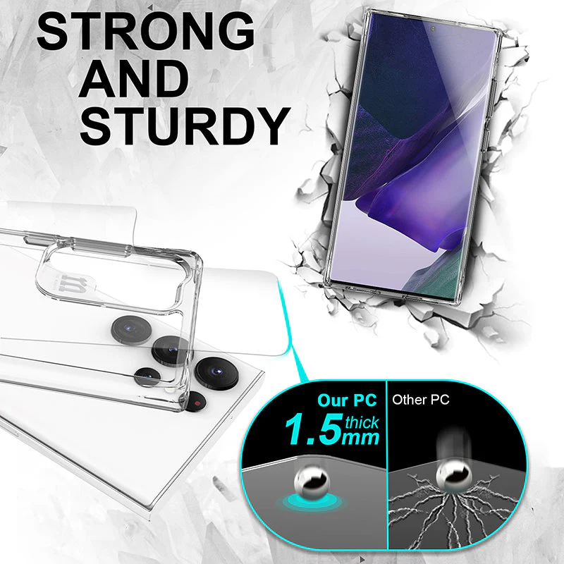 Redmonster Galaxy S23 Ultra Tough Naked Hard Pure (Clear) - Image 6