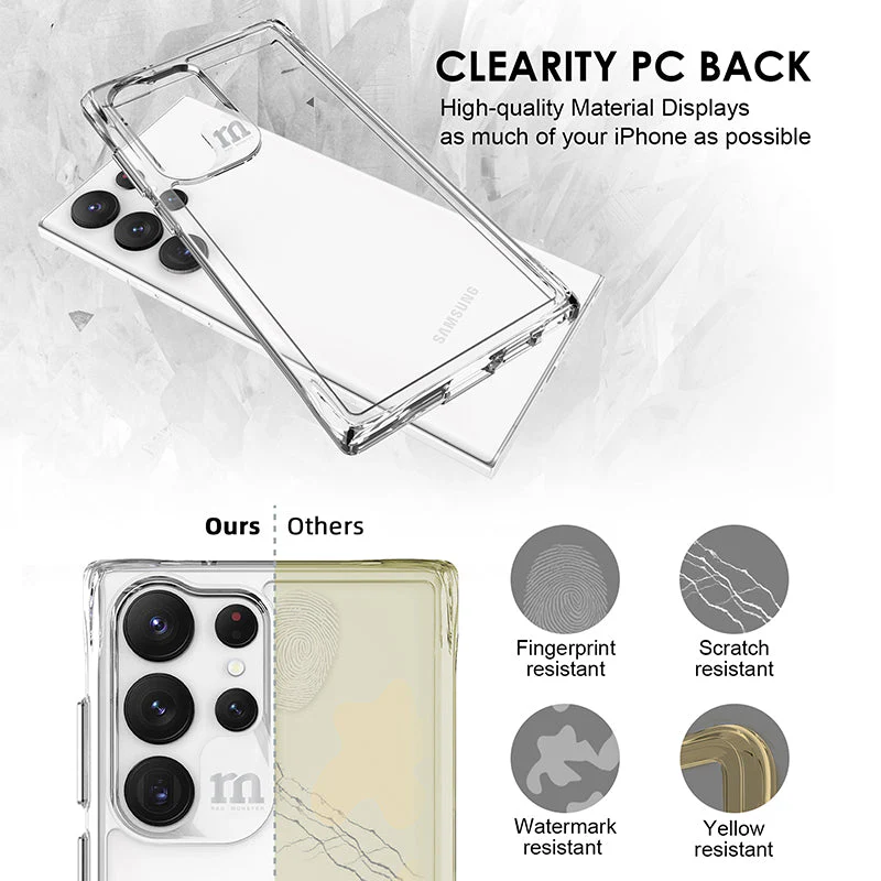Redmonster Galaxy S23 Ultra Tough Naked Hard Pure (Clear) - Image 8