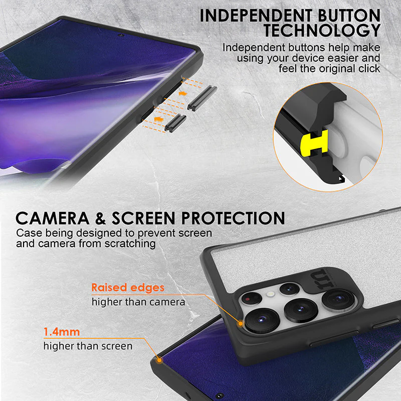 Redmonster Galaxy S23 Ultra Tough Naked Hard Pure (Frost) - Image 9
