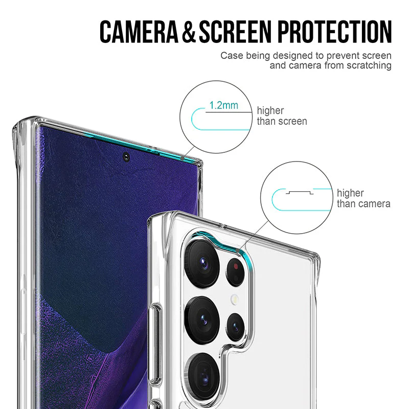Redmonster Galaxy S23 Ultra Tough Naked Hard Space (Clear) - Image 7