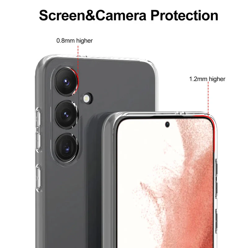 Redmonster Galaxy S24+ Hybrid Air Armour Tough Naked Soft (Clear) - Image 4