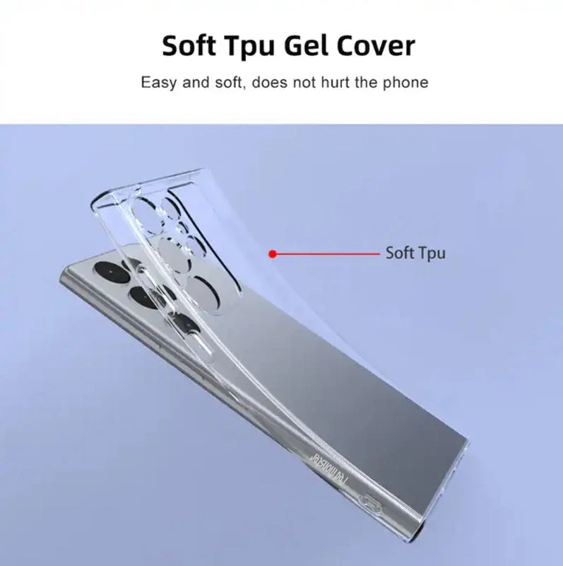 Redmonster Galaxy S24 Ultra Hybrid Air Armour Tough Naked Soft (Clear) - Image 7