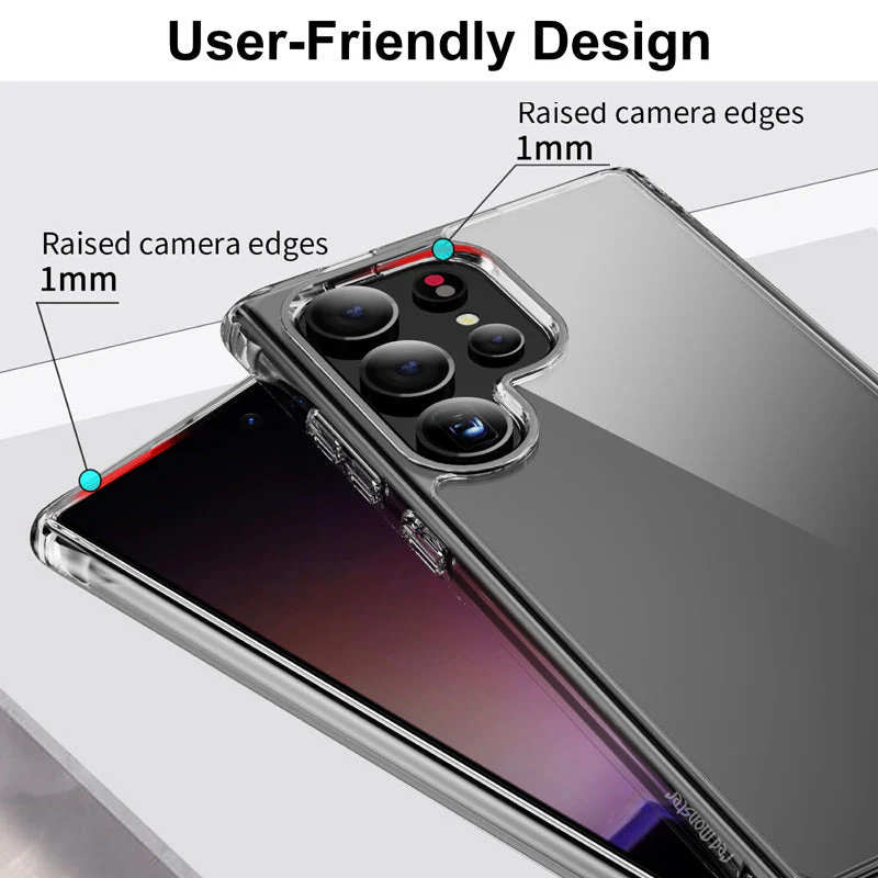 Redmonster Galaxy S24 Ultra Shield Air Armour Tough Naked Hard (Clear) - Image 3