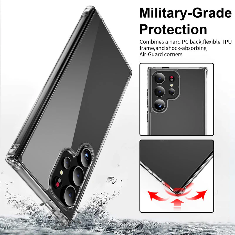 Redmonster Galaxy S24 Ultra Shield Air Armour Tough Naked Hard (Clear) - Image 8
