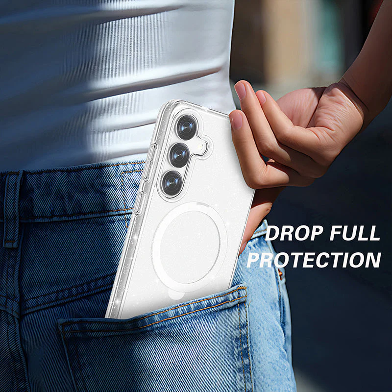 Redmonster Galaxy S25+ Hybrid Mag Stand Crystal Armour Tough - Image 6