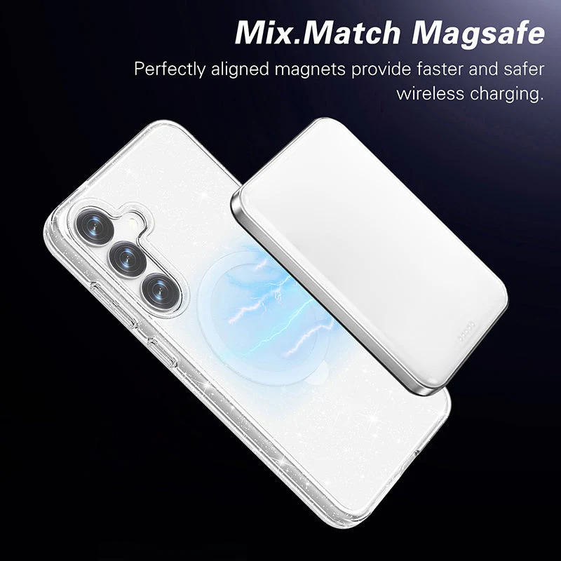 Redmonster Galaxy S25+ Hybrid Mag Stand Crystal Armour Tough - Image 7