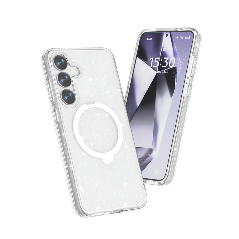 Redmonster Galaxy S25+ Hybrid Mag Stand Crystal Armour Tough - Image 8
