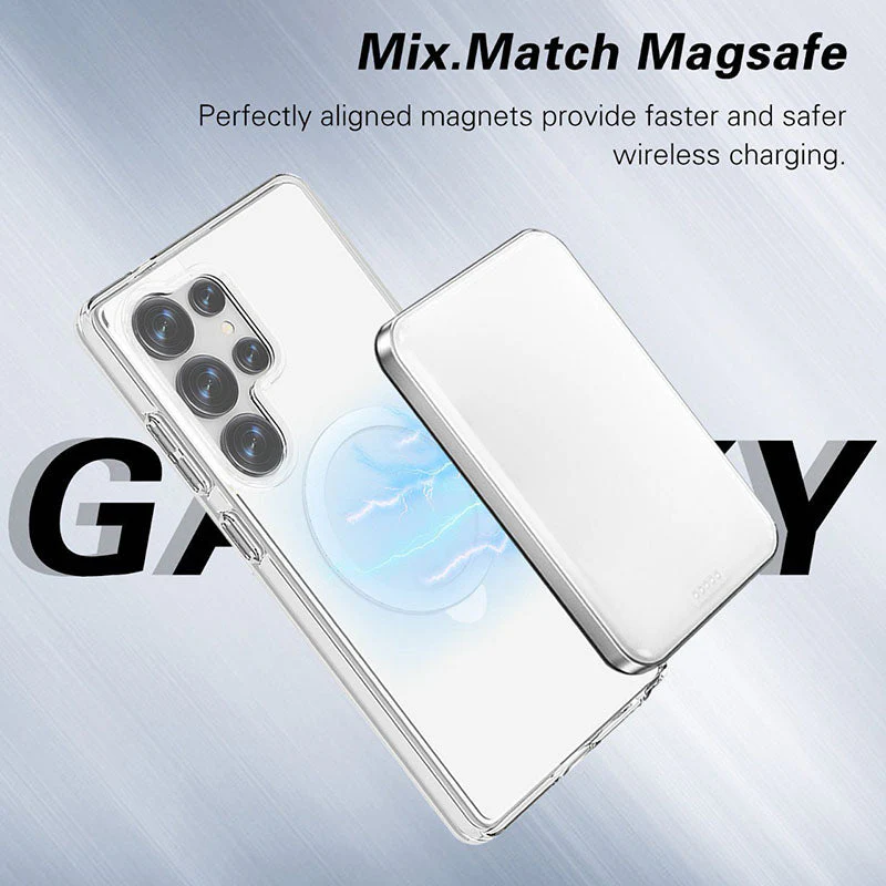 Redmonster Galaxy S25 Ultra Hybrid Mag Stand Clear Armour Tough - Image 3