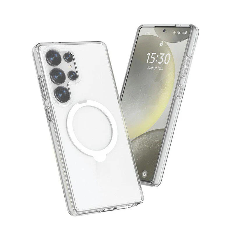 Redmonster Galaxy S25 Ultra Hybrid Mag Stand Clear Armour Tough - Image 8