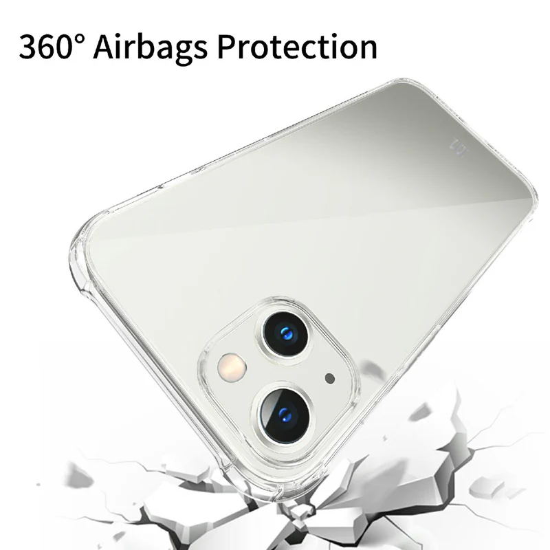 Redmonster iPhone 15 Plus (6.7“) Hybrid Air Tech Clear Armour Tough Naked Soft - Image 4