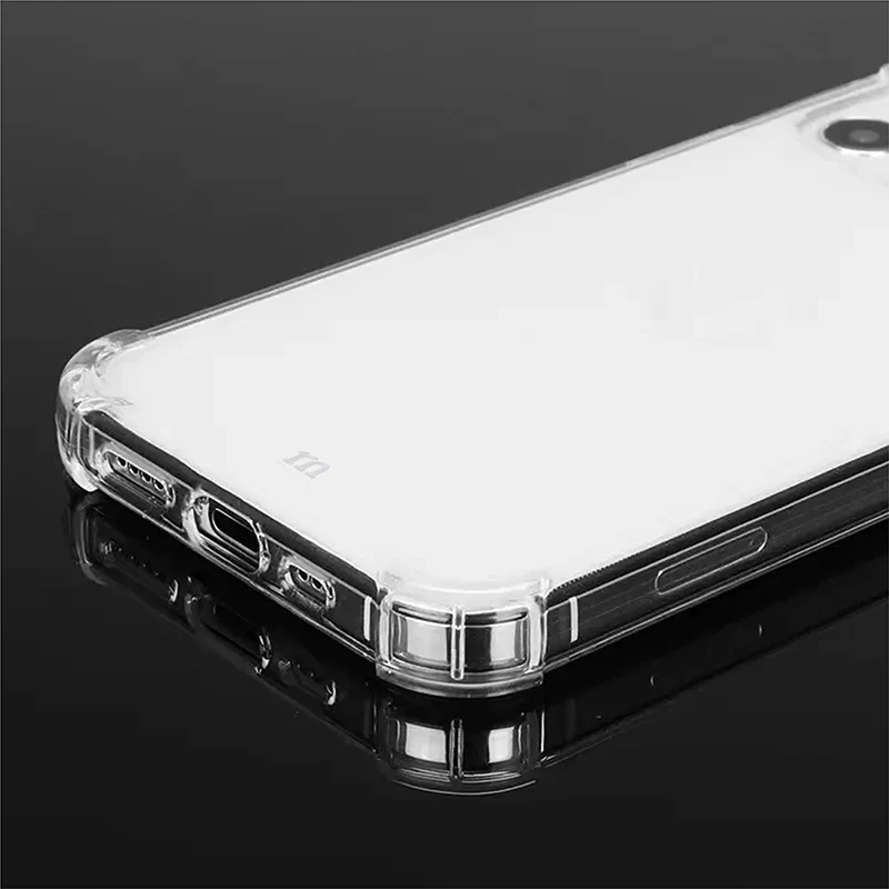Redmonster iPhone 15 Pro (6.1“) Hybrid Air Tech Clear Armour Tough Naked Soft - Image 3