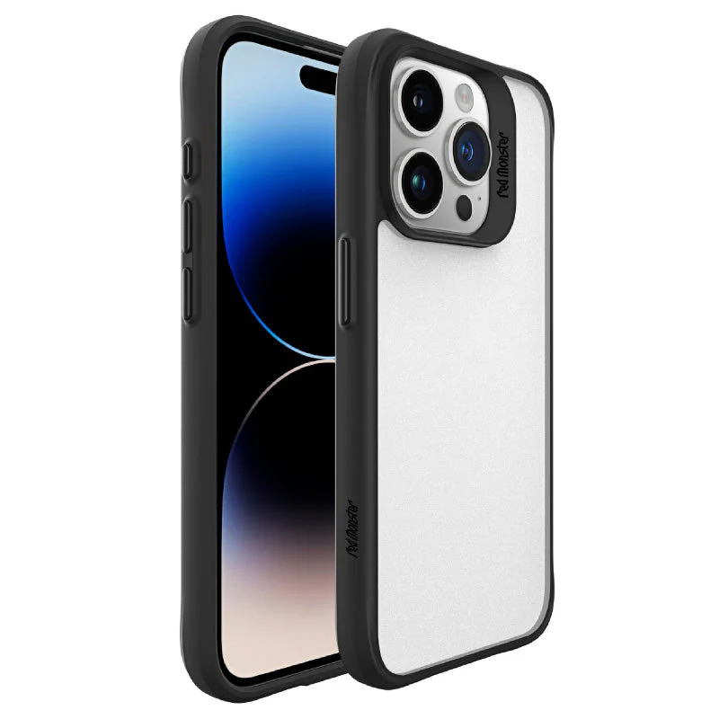 Redmonster iPhone 15 Pro (6.1“) Pure Shield Frost Black Armour Tough Naked Hard - Image 4