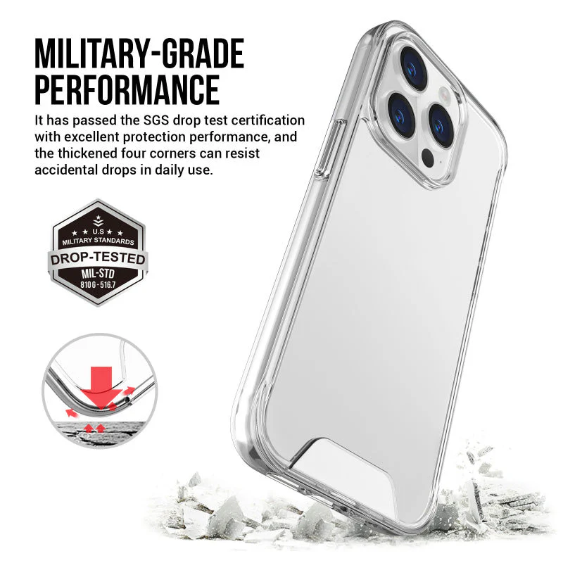 Redmonster iPhone 15 Pro (6.1“) Space Shield Clear Armour Tough Naked Hard - Image 4