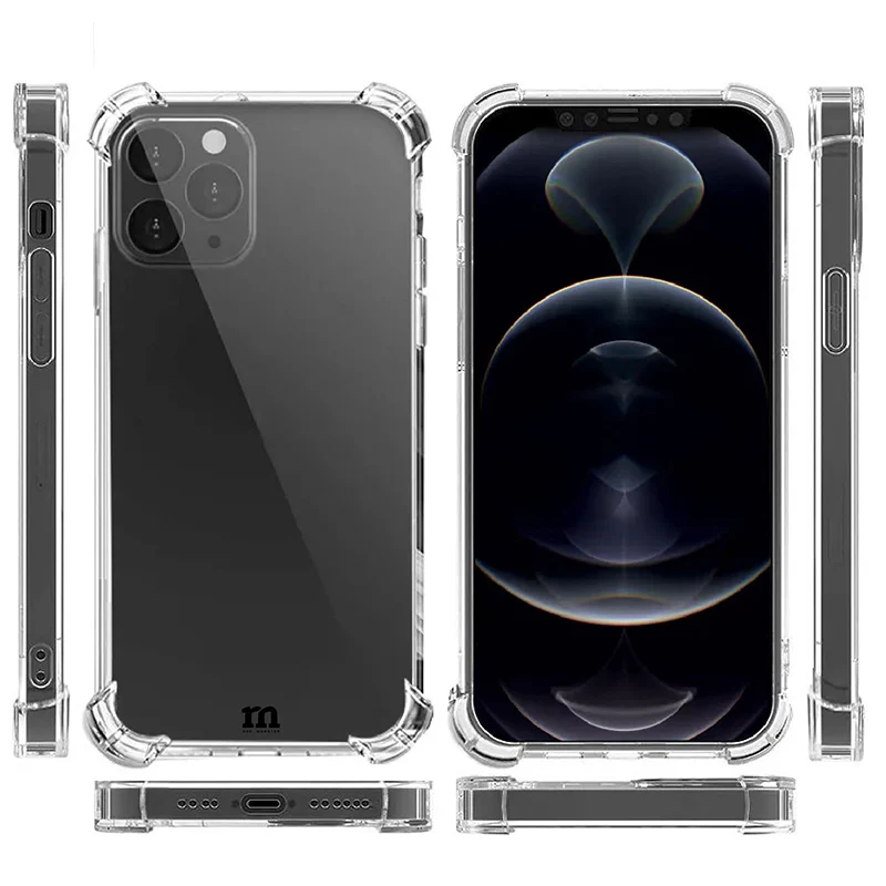 Redmonster iPhone 15 Pro Max (6.7“) Hybrid Air Tech Clear Armour Tough Naked Hard - Image 2