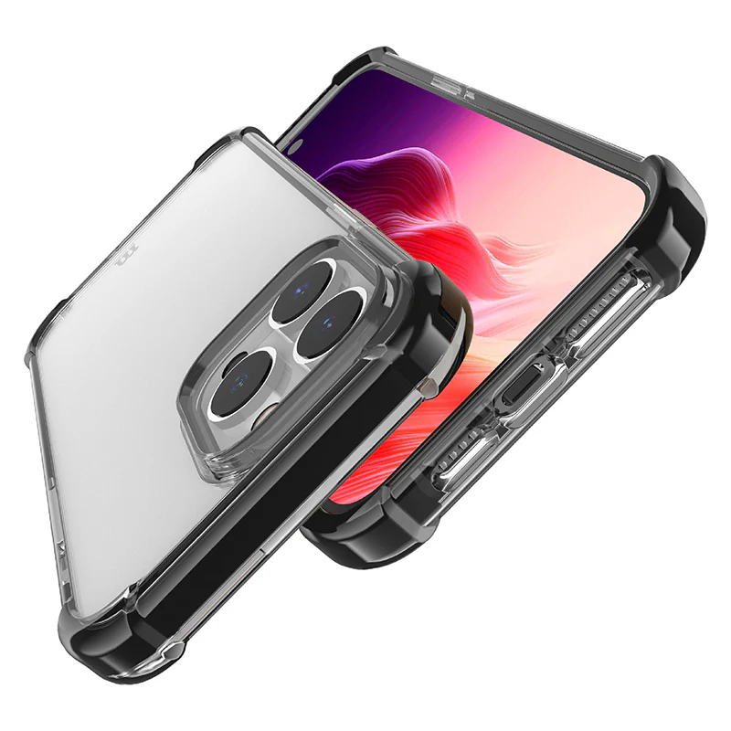 Redmonster iPhone 15 Pro Max (6.7“) Hybrid Tech Black Armour Tough Naked Hard - Image 4